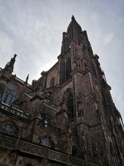 Fototapeta na wymiar Cathédrale de Strasbourg en Alsace