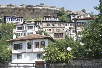 Traditional ottoman houses in Safranbolu, Turkey. Safranbolu is under protection of UNESCO World Heritage Site