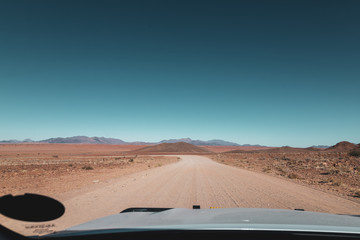 desert road in Africa 