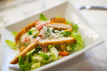 Dietic Caesar salad