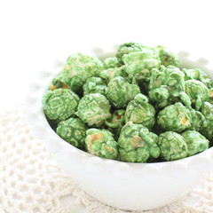 Japanese Macha green tea sugar coating Popcorn