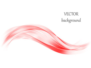Abstract red wave, background for flyer, presentation, flyer.