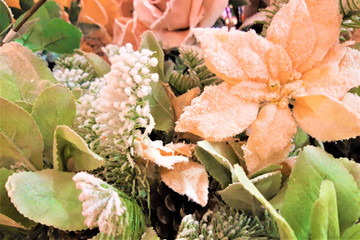 Flower Christmas Tree Decoration.