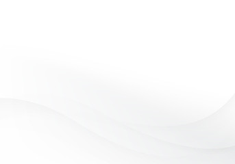 Obraz premium Gray and white wave background, abstract, modern design, illustration