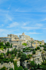 Fototapeta na wymiar view of mediterranean village in the south of france