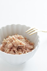 Canned food, tuna fish 