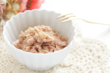 Canned food, tuna fish 
