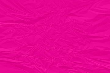 crumpled pink paper background close up