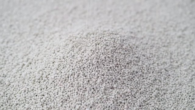 Pile of mineral fertiliser 