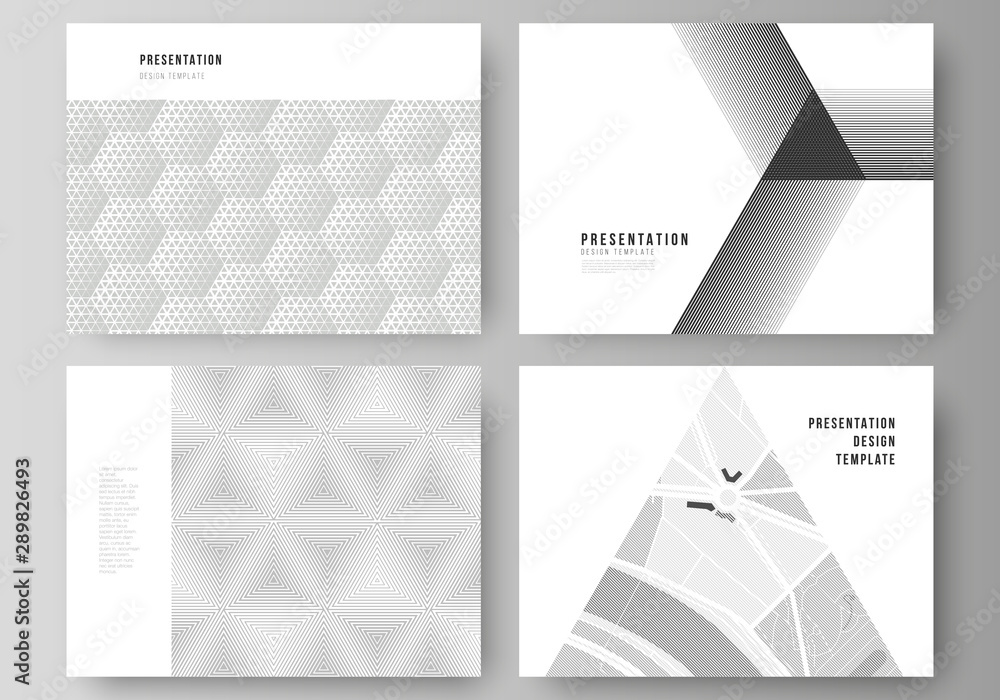 Poster the minimalistic abstract vector illustration layout of the presentation slides design business temp
