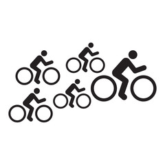 Group Bicycle Icon © VedPrakash