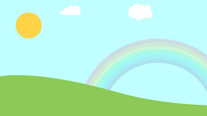 Obraz premium Elegant Colourful rainbow background Vector