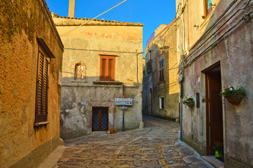Fototapeta na wymiar A trip to the old town of Erice in Sicily, Italy.