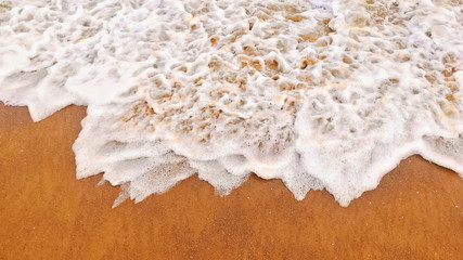 sea salt on beach