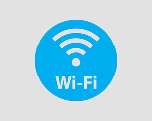 Free wi fi icon. Connection zone wifi vector symbol. Radio waves signal.