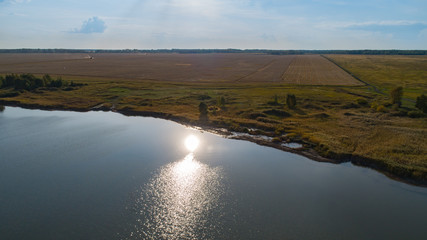 Bear lake. Dead sea Kurgan region.
