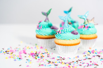 Mermaid cupcakes