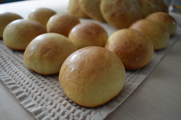 freshly baked buns