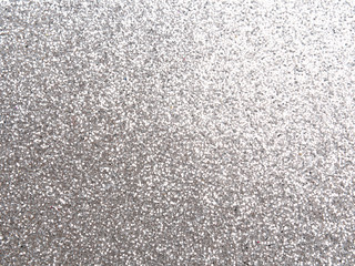 Silver glittering background