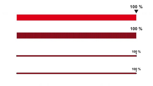 Menu download, download, process. Strip. Red, gray, black. Arrow. Digital designation of quantity. Interest. Alpha channel.