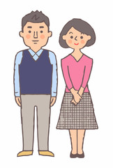 笑顔の若いカップル６