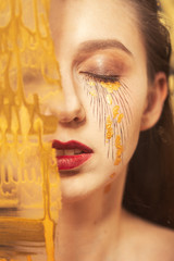 golden tears makeup