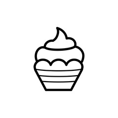 cupcake icon trendy