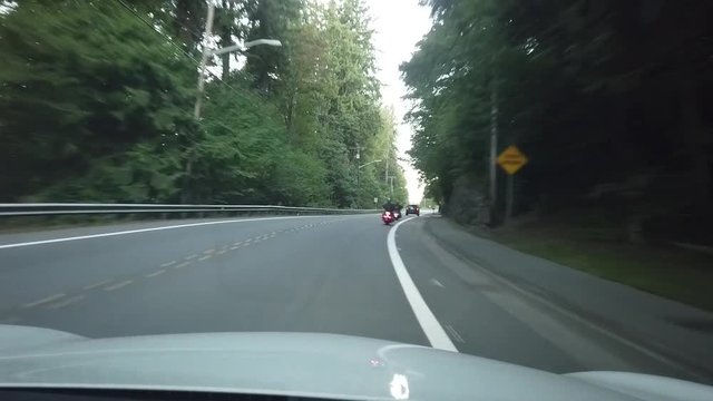morning drive time lapse cruise