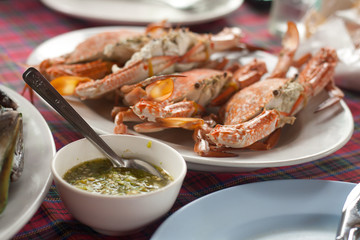 Seafood very fresh crab in Thailand