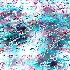 3D rendering of engraved glass background tile