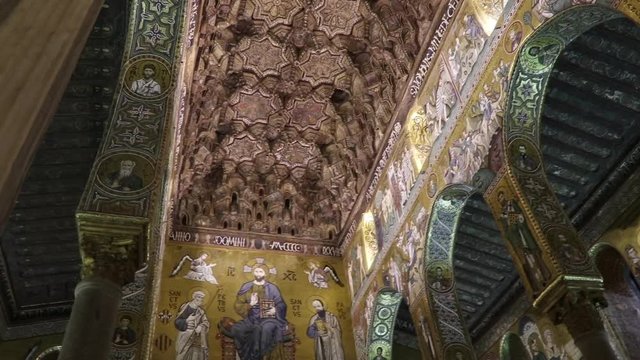 La Cappella Palatina del Palazzo dei Normanni di Palermo in Sicilia