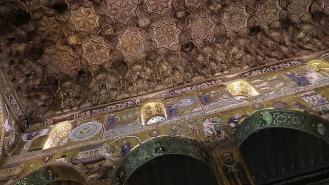 Cappella Palatina, Palazzo dei Normanni di Palermo, Sicilia	
