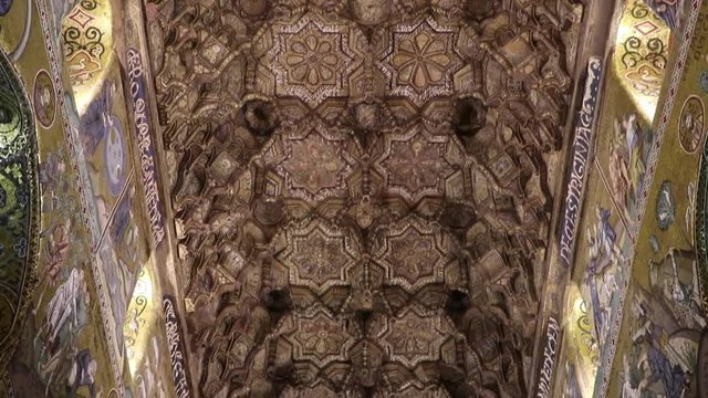 Cappella Palatina, Palazzo dei Normanni di Palermo, Sicilia	