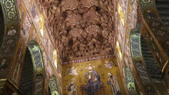 Cappella Palatina, Palazzo dei Normanni di Palermo, Sicilia