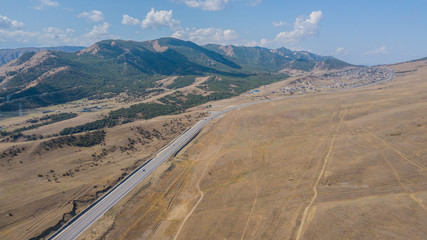 Mountain road in Republic of Dagestan, Caucasus, Russia