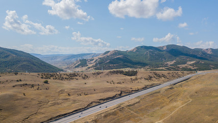 Mountain road in Republic of Dagestan, Caucasus, Russia