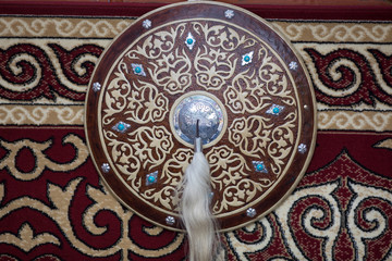 Oriental shield,Kazakh medieval  shield
