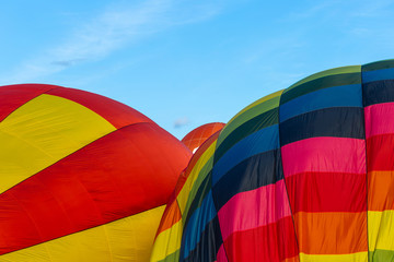 Fototapeta premium A colorful hot air balloon
