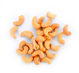 cashew nut isolated on white background