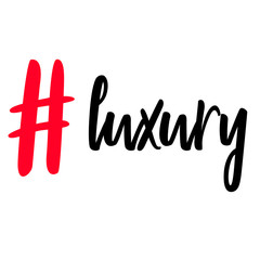luxury hashtag symbol vector