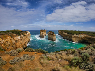 Fototapeta na wymiar Rocks at the Great Ocean Road, Australia 
