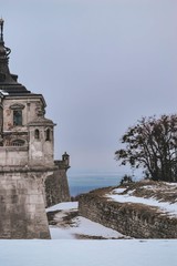 Fototapeta premium old church in winter