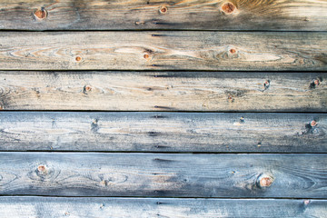 Old planks of pine grey color as the background.