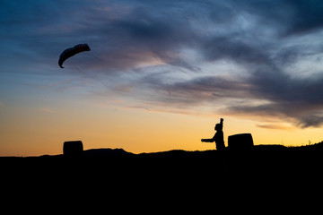 Girl with a kite