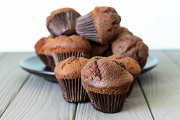 chocolate homemade muffins