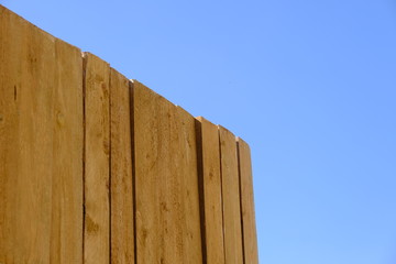  Fence from the boards. Wood texture