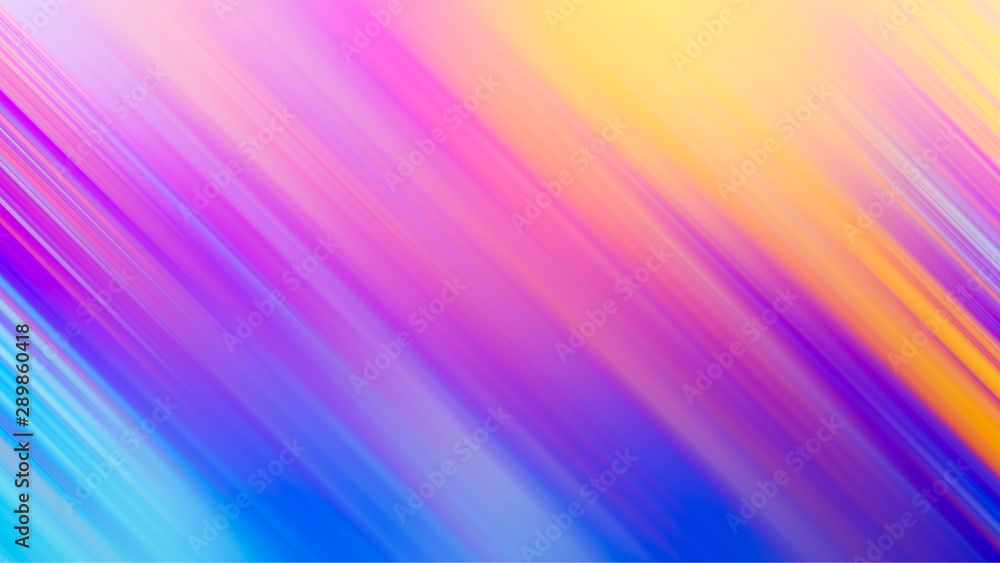 Poster abstract rainbow gradient color motion blur diagonal line background