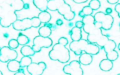 Fototapeta premium electric abstract glow bubble cells 