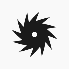 hurricane vector icon. storm warning the environmental weather global.