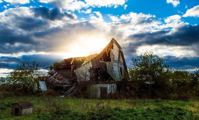 Fallen Barn